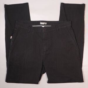 BeardedGoat Union Pants Men’s 32x30 Black Chino Pockets Outdoor Hike